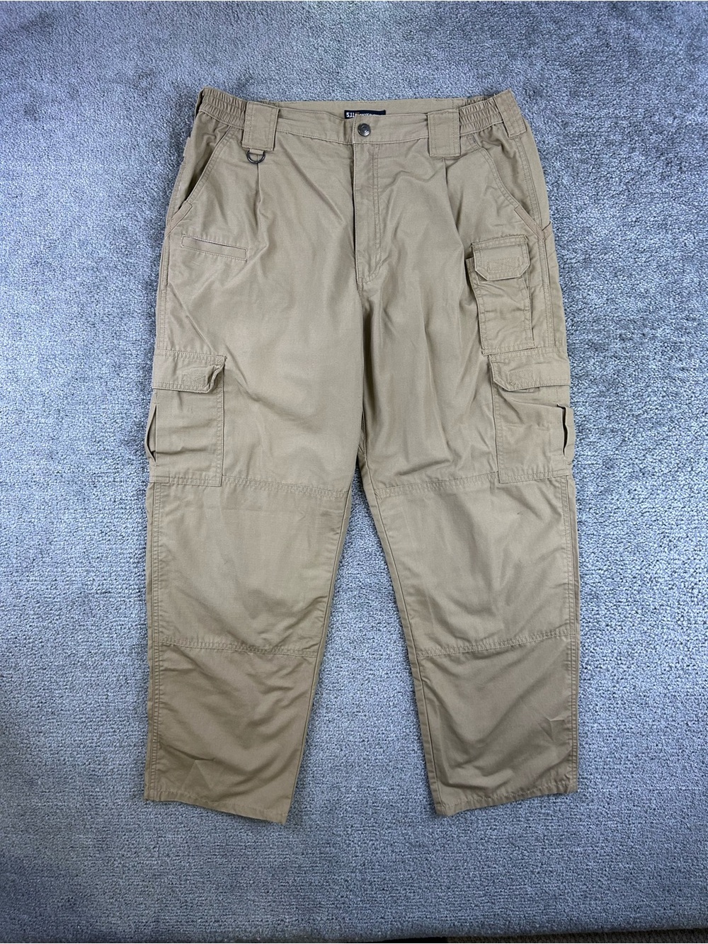 5.11 Tactical Taclite Mens Pants Cargo Pro Ripstop Stretch Pockets Brown 36x32